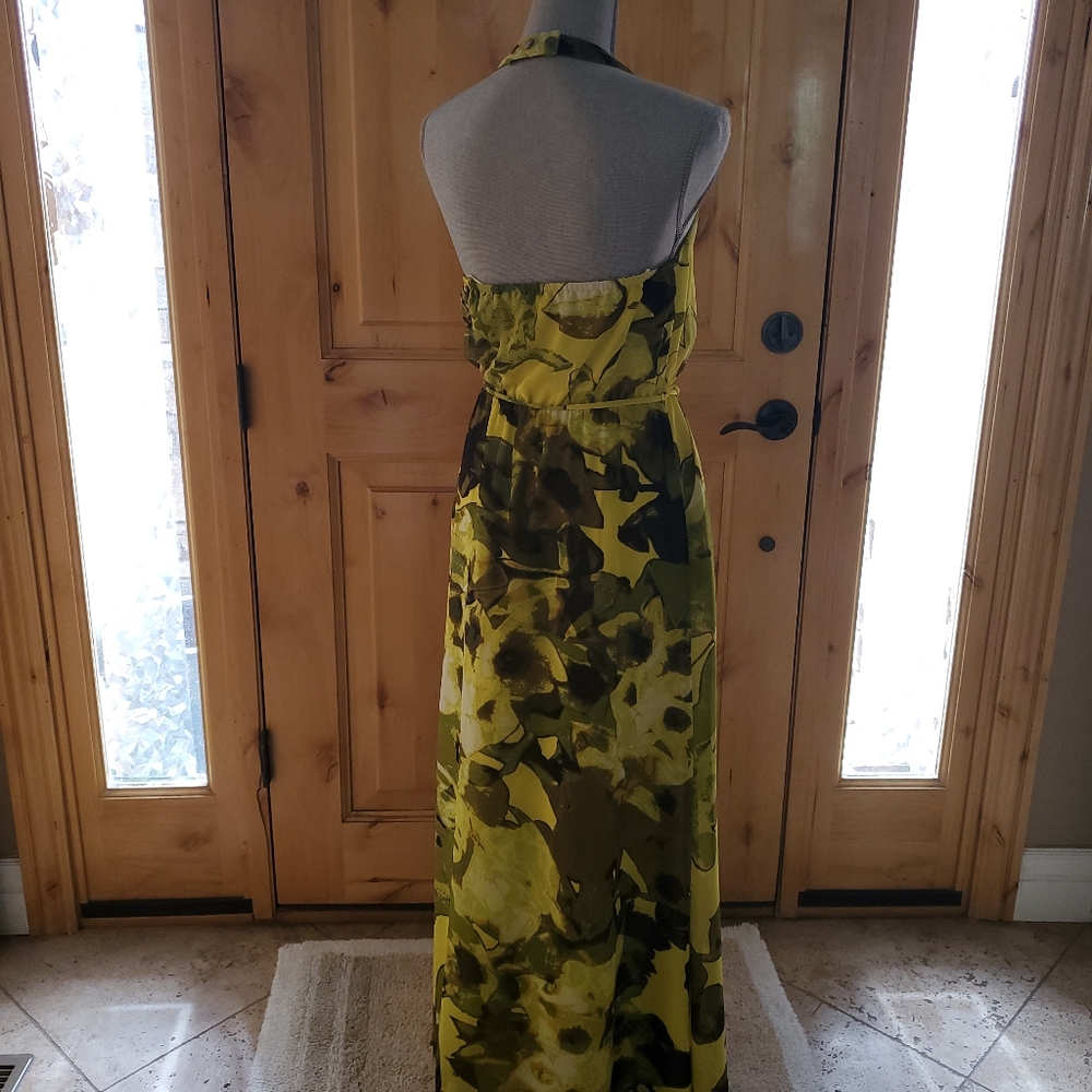 EUC Jessica Simpson Halter Maxi Dress Women's  Small - Picture 3 of 7